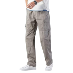 Cargo Pants | Casual Cotton Cargo Trousers for Men | Regular Fit Multi Pocket Outdoor Travel Pants | Stylish Comfortable Casual Bottom Wear for Men