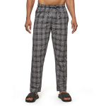 Men's Super Combed Cotton Checkered Checkmate Pyjamas [Pack of 3] Elasticated Waist, Drawstring | Loungewear for Men in Red,Pink & Black Checks
