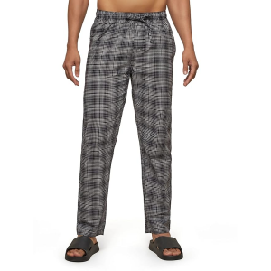 Men's Super Combed Cotton Checkered Checkmate Pyjamas [Pack of 3] Elasticated Waist, Drawstring | Loungewear for Men in Red,Pink & Black Checks