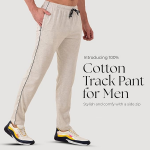 Cotton Track Pant for Men | Lower for Man | Comfortable Lower Men with Zip Pocket for Gym, Sports & Casual Wear