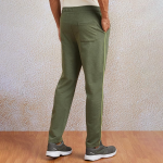 Symbol Men's Cotton Rich Strechable Knit Terry Track Pants - Regular Fit