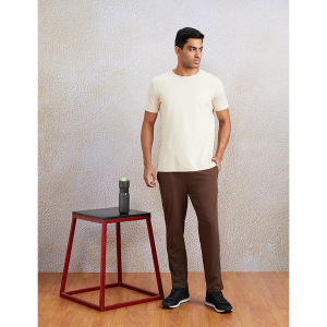 Symbol Men's Cotton Rich Strechable Knit Track Pants - Regular Fit