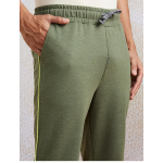 Symbol Men's Cotton Rich Strechable Knit Terry Track Pants - Regular Fit