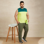 Symbol Men's Cotton Rich Strechable Knit Terry Track Pants - Regular Fit