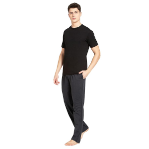 Men Super Combed Cotton Rich Regular Fit Trackpant with Side Pockets