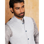 Symbol Men's Cotton Blend Printed Kurta Pyjama Set